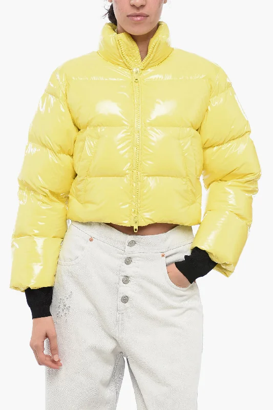 Women's waterproof parka coats with multiple pockets for practicalityBalenciaga Patent-Effect Cropped Down Jacket Xs Standard Size Women's waterproof parka coats with multiple pockets for practicalityBalenciaga Patent-Effect Cropped Down Jacket Xs Standard Size
