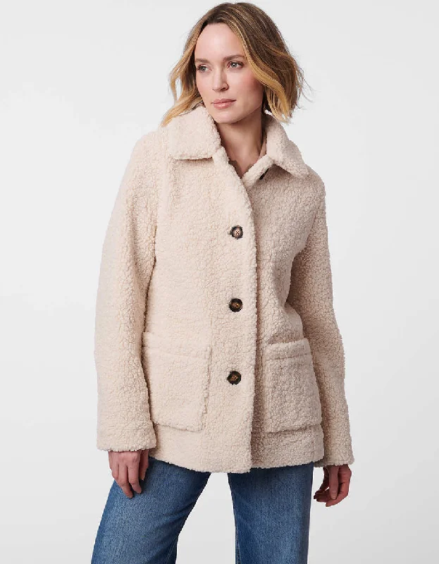 Women's reversible down coats with two - tone designs for versatile stylingTeddy Vegan Fur Jacket Women's reversible down coats with two - tone designs for versatile stylingTeddy Vegan Fur Jacket
