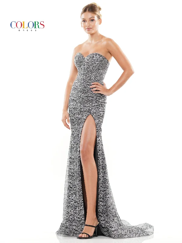 Sleeveless bodycon dress for summer partiesColors 3103 Long Strapless Glitter Prom Dress Sleeveless bodycon dress for summer partiesColors 3103 Long Strapless Glitter Prom Dress