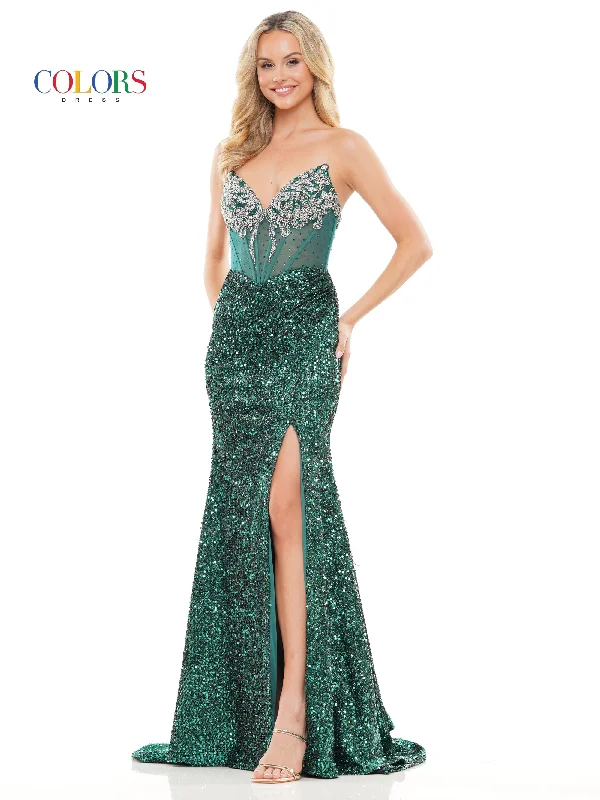 Bodycon dress with a wrap - around styleColors 3274 Long Strapless Fitted Sequin Slit Prom Dress Bodycon dress with a wrap - around styleColors 3274 Long Strapless Fitted Sequin Slit Prom Dress