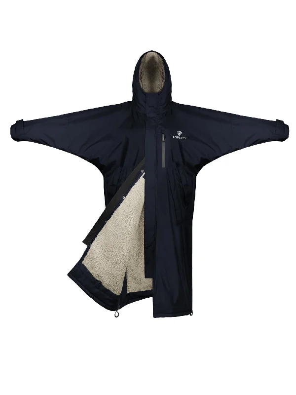 Evolution Women's | Thick Fleece | Fixed Hood | Navy/Cream