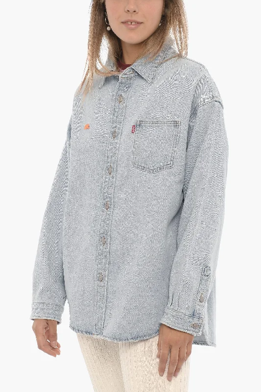 Oversized women's wool coats in a monochromatic look for a trendy outfitErl LEVI'S Vintage Effect Oversized Fit Denim Jacket Oversized women's wool coats in a monochromatic look for a trendy outfitErl LEVI'S Vintage Effect Oversized Fit Denim Jacket