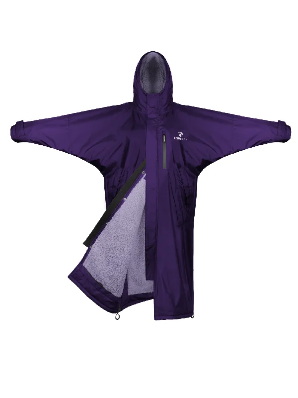 Mid - length women's down coats in a slim fit for a modern and sleek appearanceEvolution Women's | Thick Fleece | Fixed Hood | Purple/Lilac Mid - length women's down coats in a slim fit for a modern and sleek appearanceEvolution Women's | Thick Fleece | Fixed Hood | Purple/Lilac