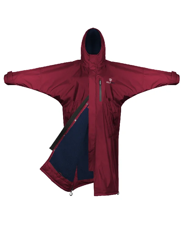 Women's faux fur coats in bright colors for a bold fashion statementEvolution Women's | Thick Fleece | Fixed Hood | Plum/Navy Women's faux fur coats in bright colors for a bold fashion statementEvolution Women's | Thick Fleece | Fixed Hood | Plum/Navy