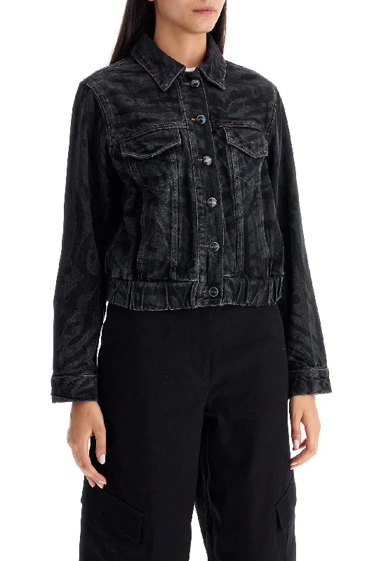 Women's faux fur coats in bright colors for a bold fashion statementGanni Cut
short Denim Jacket With Laser-Cut Women's faux fur coats in bright colors for a bold fashion statementGanni Cut
short Denim Jacket With Laser-Cut