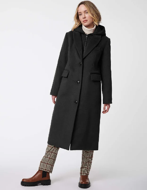 Petite women's wool blend coats with a tailored fit for a flattering silhouetteGotham Wool Coat Petite women's wool blend coats with a tailored fit for a flattering silhouetteGotham Wool Coat