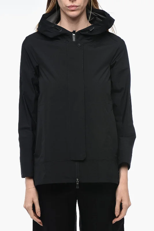 Women's reversible down coats with two - tone designs for versatile stylingHerno LAMINAR Nylon Windbreaker with Hidden Closure Women's reversible down coats with two - tone designs for versatile stylingHerno LAMINAR Nylon Windbreaker with Hidden Closure