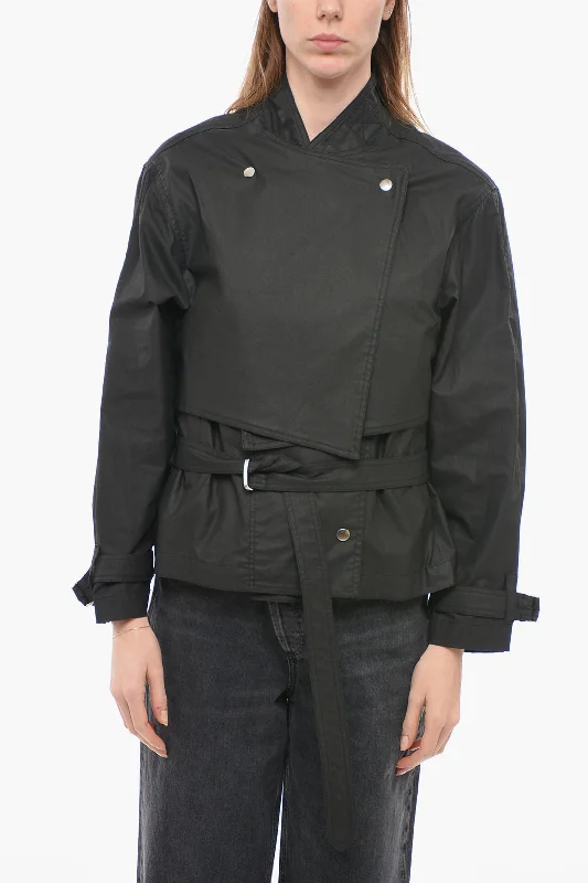 Women's pea coats with brass buttons for a nautical - inspired styleIsabel Marant Double-breasted Detailed GOKELY Jacket Women's pea coats with brass buttons for a nautical - inspired styleIsabel Marant Double-breasted Detailed GOKELY Jacket