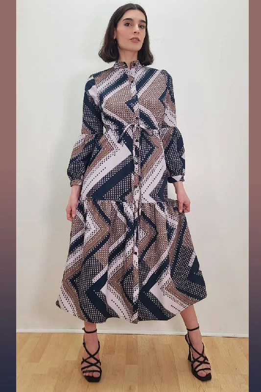 Bodycon dress with a belted waist for a defined figureLong Sleeve Drawstring Belt Button Down Cotton Dress Bodycon dress with a belted waist for a defined figureLong Sleeve Drawstring Belt Button Down Cotton Dress