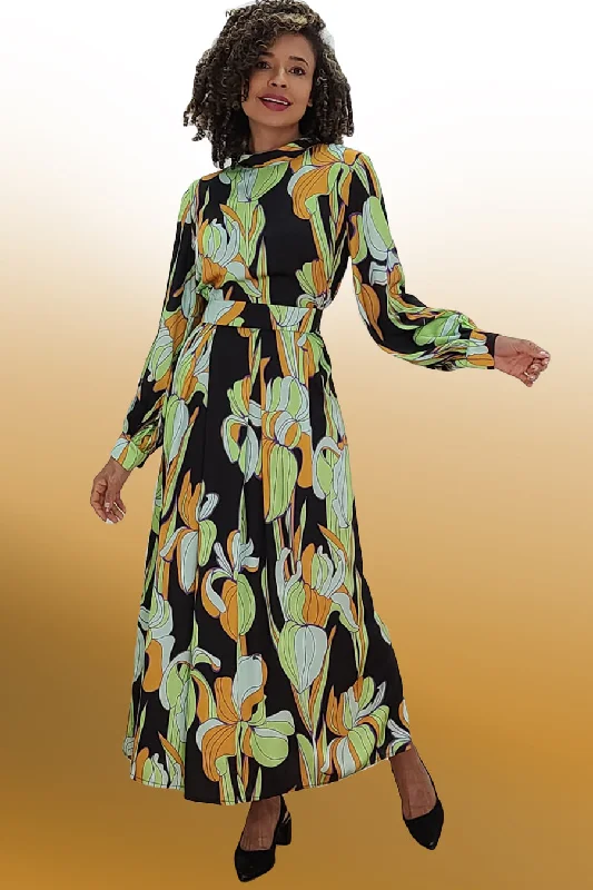 Bodycon dress with a halter neck​Long Sleeve High Neck Maxi Dress
