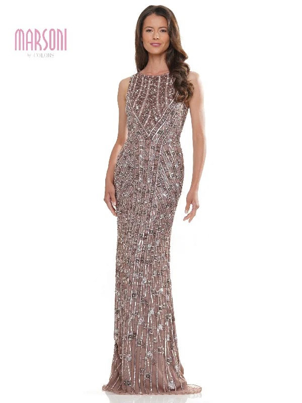 Bodycon dress with a belted waist for a defined figureMarsoni MV1262 Formal Long Beaded Mesh Sleeveless Dress Bodycon dress with a belted waist for a defined figureMarsoni MV1262 Formal Long Beaded Mesh Sleeveless Dress
