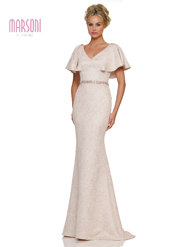 Bodycon dress for a prom nightMarsoni MV1268 Mother of the Bride Flutter Sleeve V Neck Long Dress Bodycon dress for a prom nightMarsoni MV1268 Mother of the Bride Flutter Sleeve V Neck Long Dress