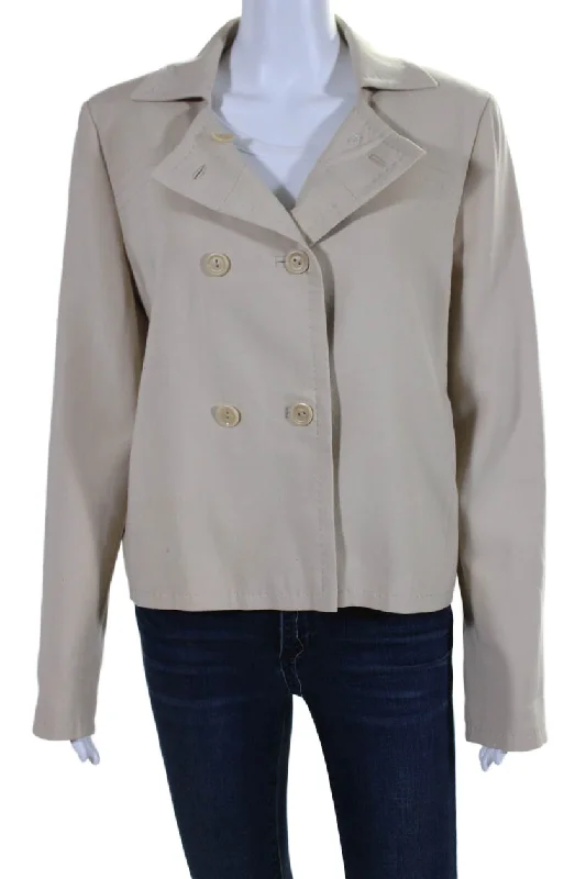Women's longline double - breasted camel coats for a sophisticated lookMax Mara Womens Collared Double Breast Buttoned Long Sleeve Jacket Beige Women's longline double - breasted camel coats for a sophisticated lookMax Mara Womens Collared Double Breast Buttoned Long Sleeve Jacket Beige