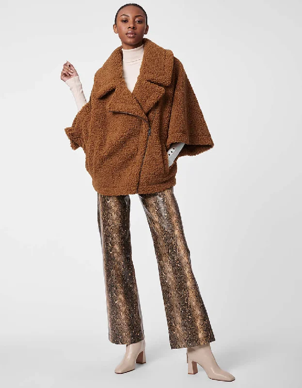 Shearling - lined women's leather coats for ultimate warmth and luxuryMetropolitan Asymmetric Sherpa Jacket Shearling - lined women's leather coats for ultimate warmth and luxuryMetropolitan Asymmetric Sherpa Jacket