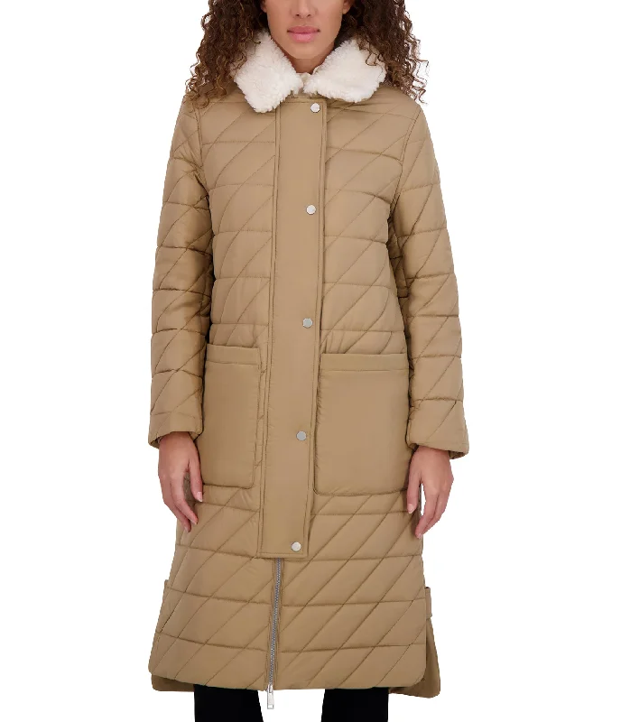 Mid - length women's down coats in a slim fit for a modern and sleek appearanceMaxine Shirt Jacket Mid - length women's down coats in a slim fit for a modern and sleek appearanceMaxine Shirt Jacket