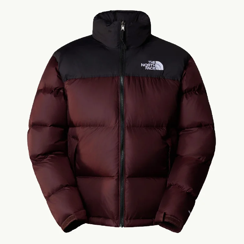 Quilted down women's coats with removable hoods for outdoor activitiesWomen's 96 Retro Nuptse Jacket - Coal Brown Quilted down women's coats with removable hoods for outdoor activitiesWomen's 96 Retro Nuptse Jacket - Coal Brown