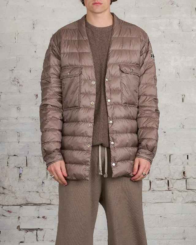 Women's waterproof parka coats with multiple pockets for practicalityRick Owens Moncler Outershirt Dust Women's waterproof parka coats with multiple pockets for practicalityRick Owens Moncler Outershirt Dust