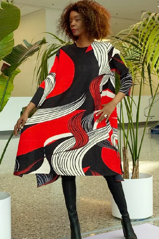Bodycon dress with a cold - shoulder designShort Long Sleeve Side Slit Printed Dress Bodycon dress with a cold - shoulder designShort Long Sleeve Side Slit Printed Dress