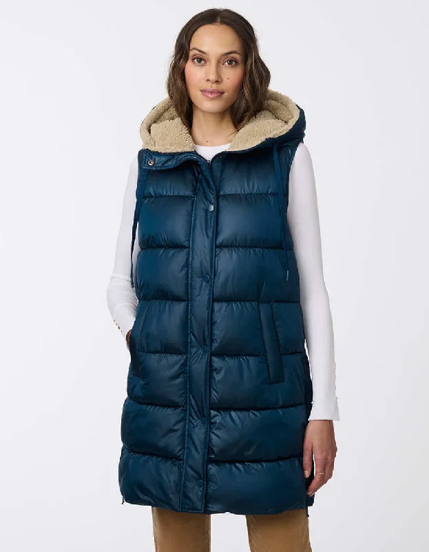 Summit Long Puffer Vest