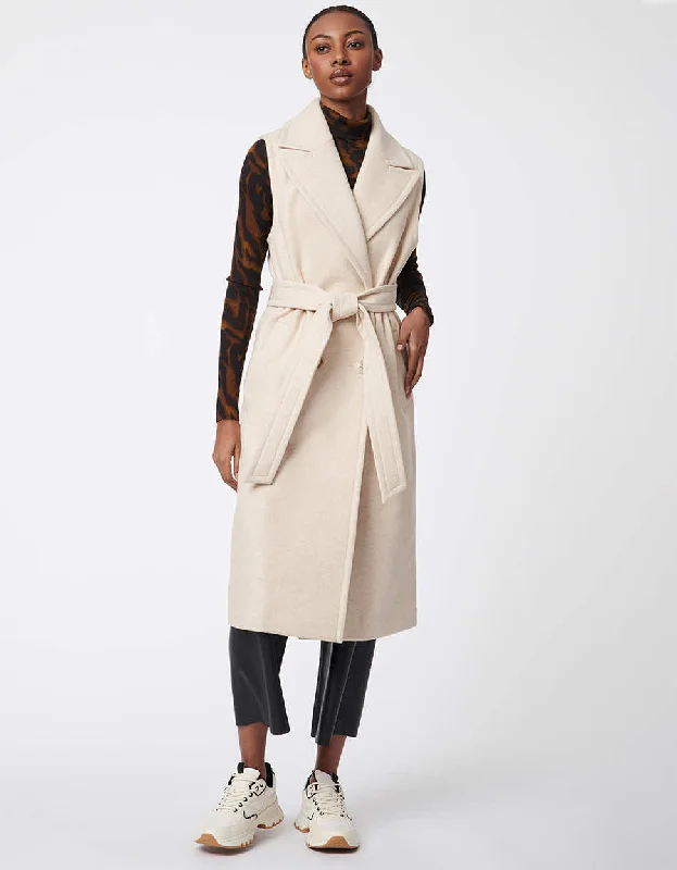 Women's faux fur coats in bright colors for a bold fashion statementVenetian Long Belted Vest Women's faux fur coats in bright colors for a bold fashion statementVenetian Long Belted Vest