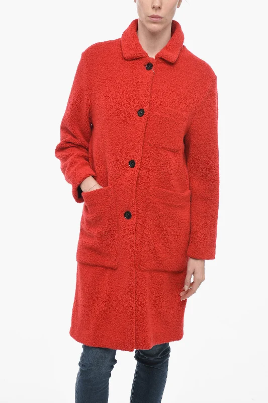 Petite women's wool blend coats with a tailored fit for a flattering silhouetteWoolrich Bouclè Wool HAZELTON Coat Petite women's wool blend coats with a tailored fit for a flattering silhouetteWoolrich Bouclè Wool HAZELTON Coat