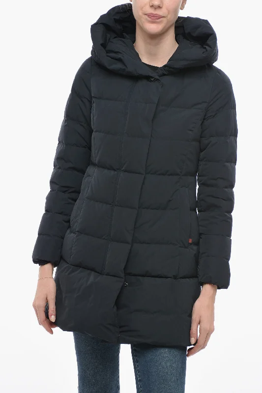 Petite women's wool blend coats with a tailored fit for a flattering silhouetteWoolrich Hooded PUFFY PRESCOTT Quilted Down Jacket Petite women's wool blend coats with a tailored fit for a flattering silhouetteWoolrich Hooded PUFFY PRESCOTT Quilted Down Jacket
