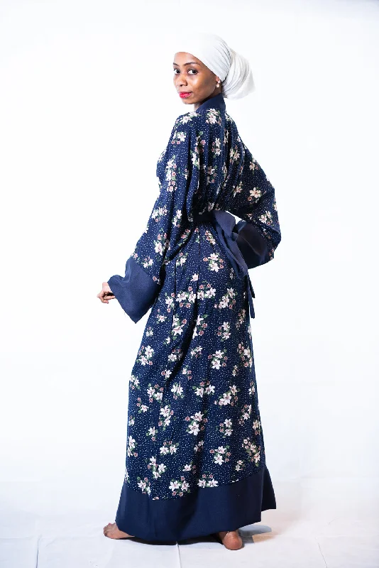 Aray cotton kimono robe