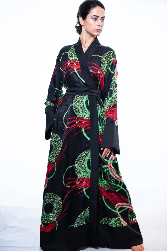 Jania silk Kimono robe