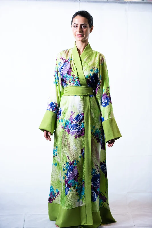 Josa Silk kimono robe