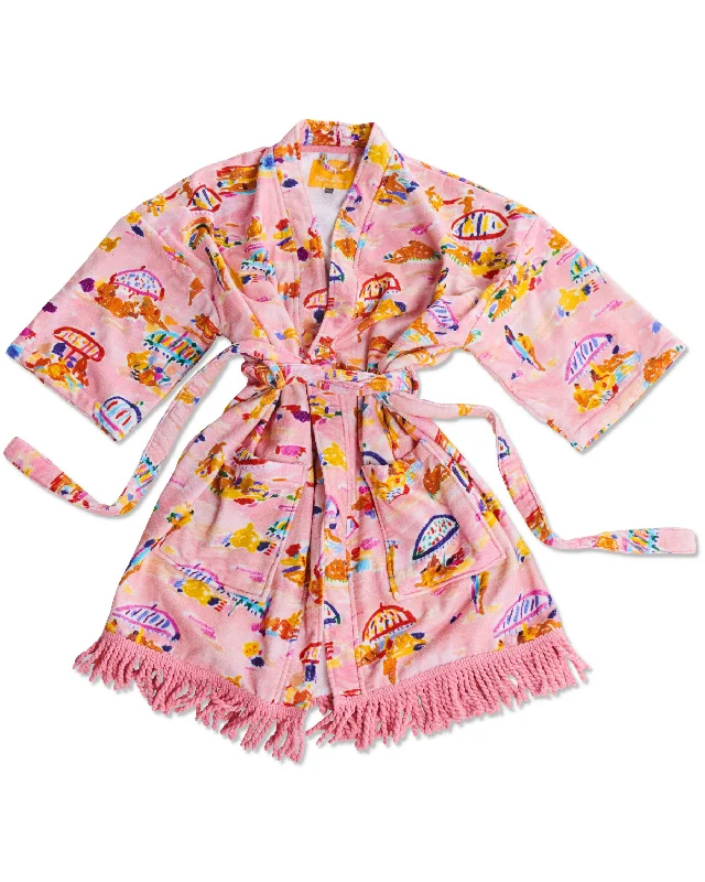 Kip&Co x Ken Done Beach Days Terry Mini Bath Robe