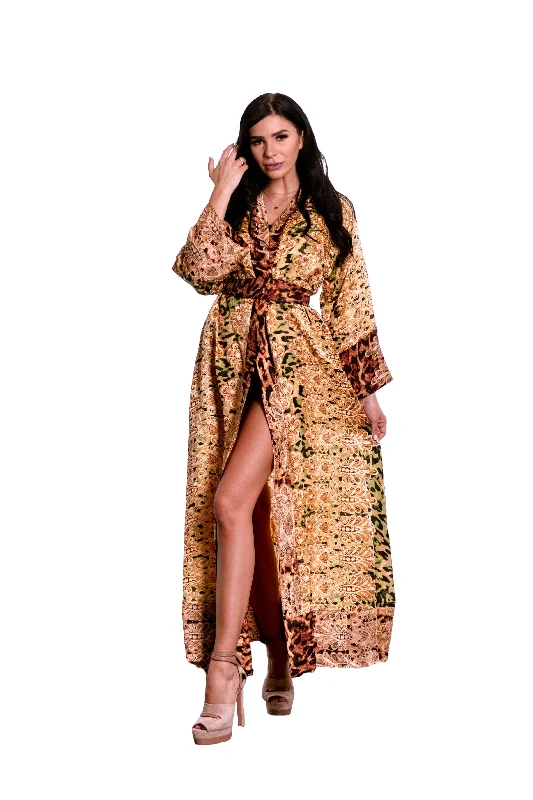 hypoallergenic women robes for sensitive skinLisa kimono robe