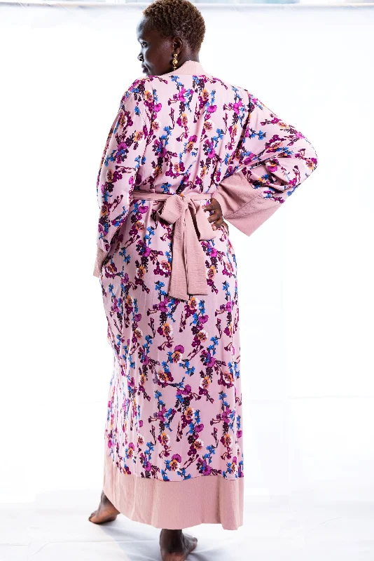 women robes with hoods for added cozinessPatricia Cotton Kimono Robe
