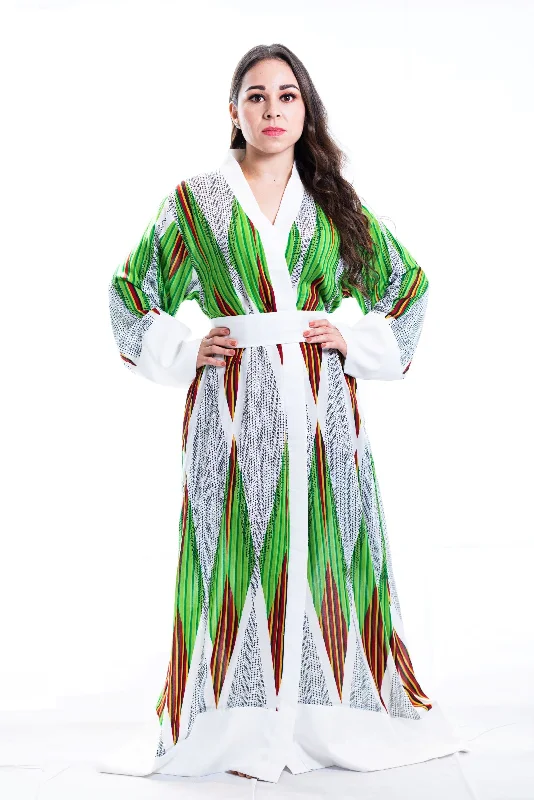 Roxanne cotton kimono robe