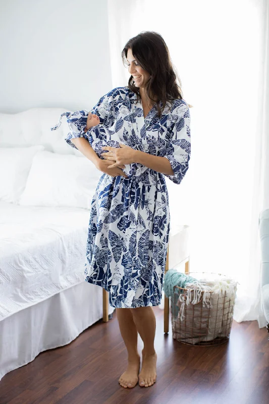 Serra Robe & Newborn Swaddle Blanket Set