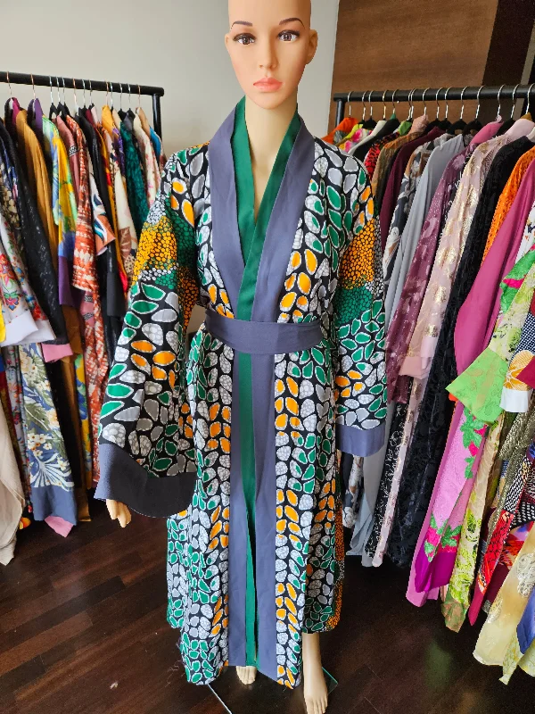 women robes for a comfortable night's sleepPilar Ankara Kimono Robe