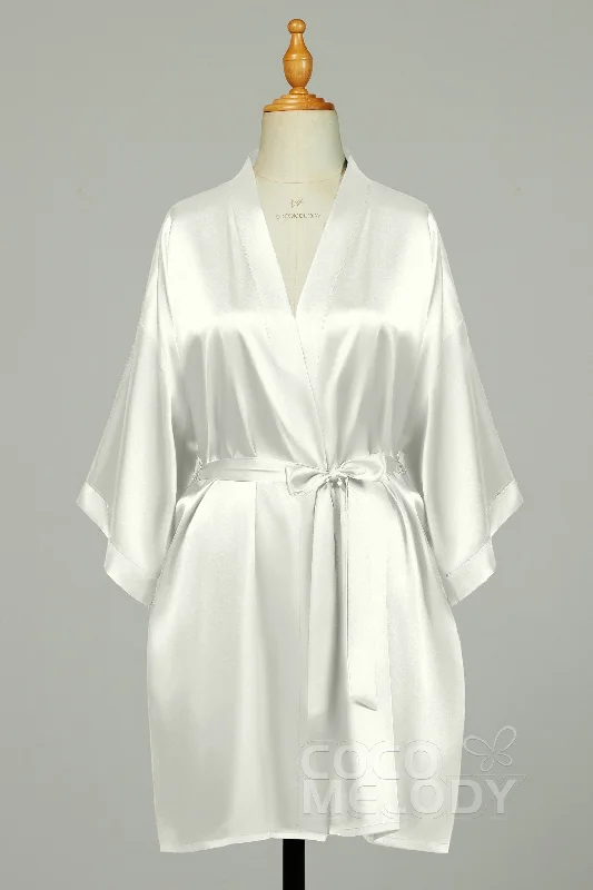 Short Silk-Like Robes CZ0204