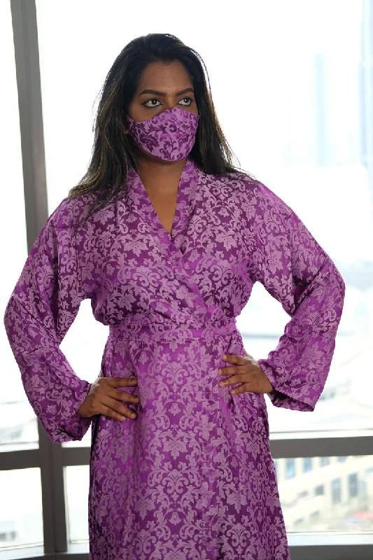 satin women robes for a smooth feelSophisticate kimono robe