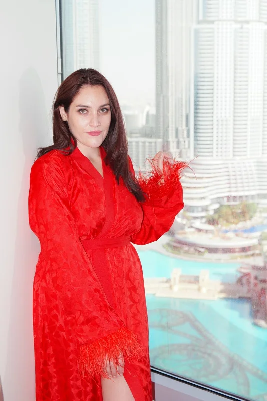 women robes with beaded accents for glamourZoey Kimono Robe
