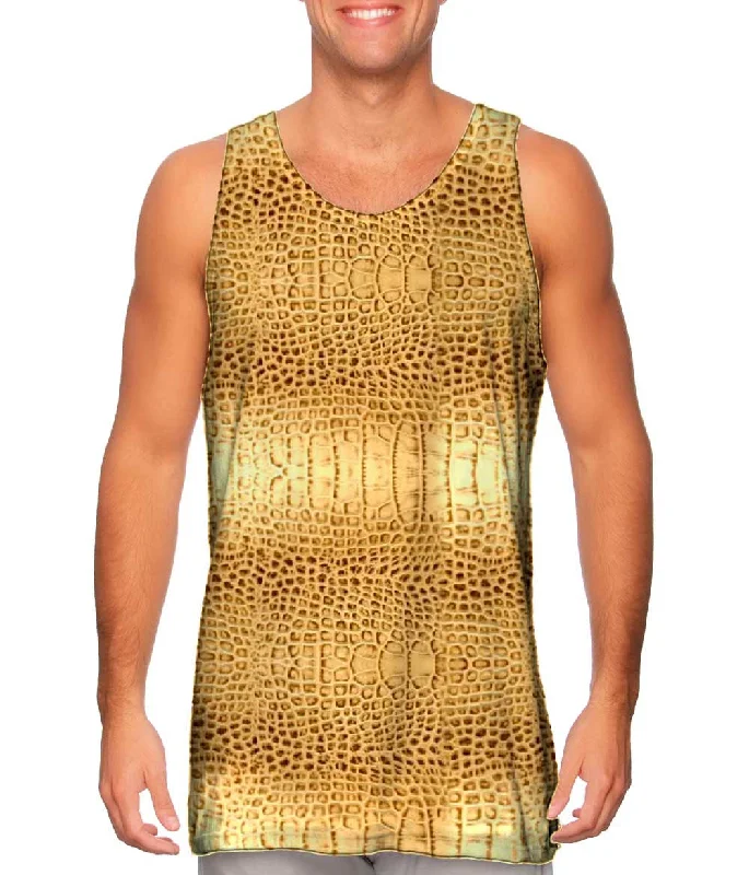 Golden Snake Skin Pattern