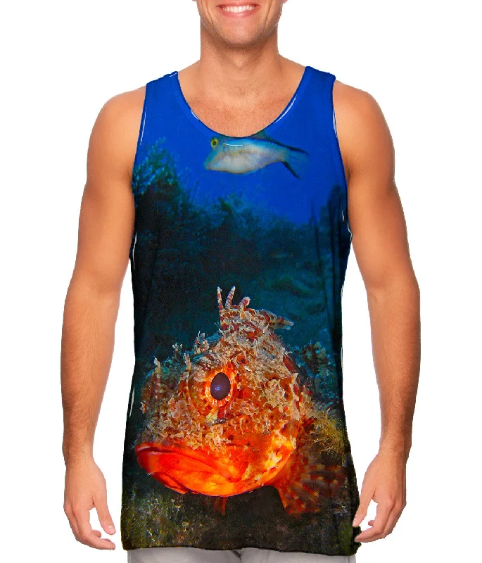 Halter Neck Women's Modal Blend Tank Tops for ComfortGros Bras Fish Underwater