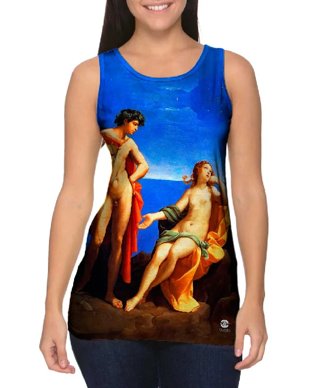 Plunge Neck Women's Seamless Tank Tops for a Smooth FitGuido Renni - "Bacchus And Ariadne" Plunge Neck Women's Seamless Tank Tops for a Smooth FitGuido Renni - "Bacchus And Ariadne"