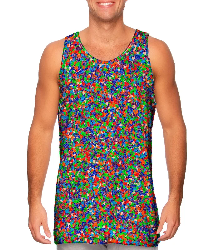 Mock Neck Women's Performance Tank Tops for CyclingGummy Bear Time