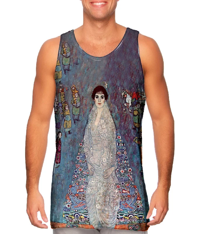 Crew Neck Women's Sustainable Tank Tops Made from Recycled MaterialsGustav Klimt -"Baroness Elisabeth Bachofen" (1916) Crew Neck Women's Sustainable Tank Tops Made from Recycled MaterialsGustav Klimt -"Baroness Elisabeth Bachofen" (1916)