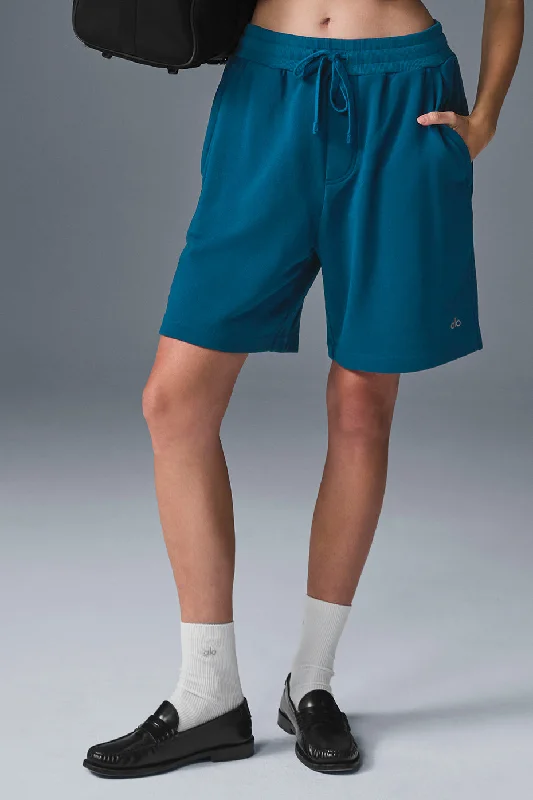 Patterned Geometric Women Shorts for a Modern AppealChill Short - Eclipse Blue