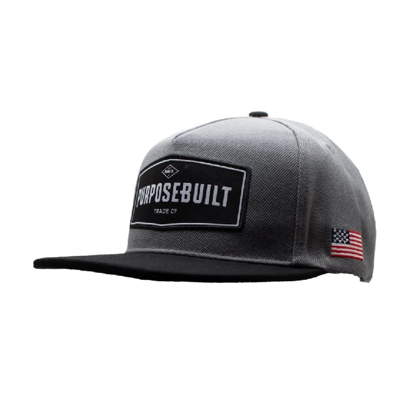 The Established Hat - Grey/Black