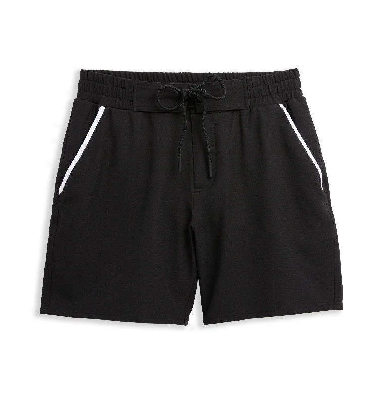 Embroidered Women Shorts with Intricate DesignsSwim 7" Heritage Board Short - Black Novelty Embroidered Women Shorts with Intricate DesignsSwim 7" Heritage Board Short - Black Novelty