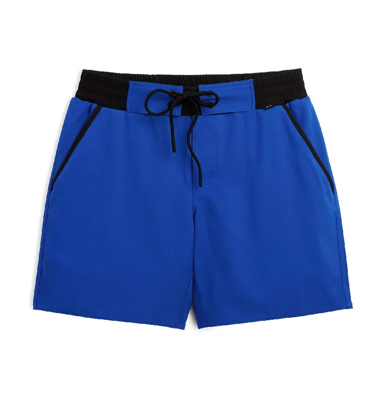 Cuffed Women Shorts for a Laid - Back and Trendy LookSwim 7" Heritage Board Short - Royal Cuffed Women Shorts for a Laid - Back and Trendy LookSwim 7" Heritage Board Short - Royal