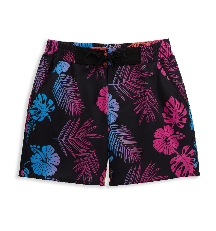 Elastic Waist Women Shorts for Easy Wear and ComfortSwim 7" Heritage Board Short - Tropadelic Elastic Waist Women Shorts for Easy Wear and ComfortSwim 7" Heritage Board Short - Tropadelic