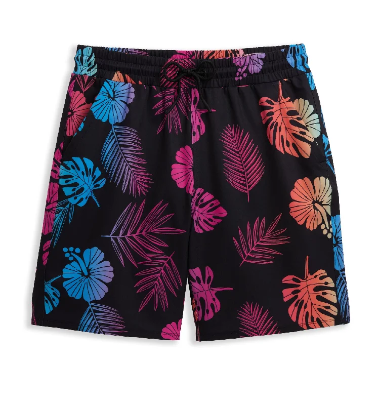 Tie - Waist Women Shorts for a Customizable FitSwim 9" Lined Board Short - Tropadelic Tie - Waist Women Shorts for a Customizable FitSwim 9" Lined Board Short - Tropadelic