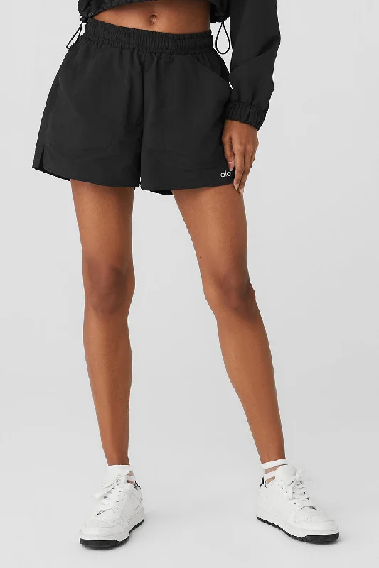 Belted Women Shorts to Enhance the WaistlineAlumni Short - Black